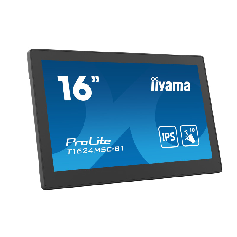 16'' iiyama T1624MSC-B1: FHD, HDMI, Media Player