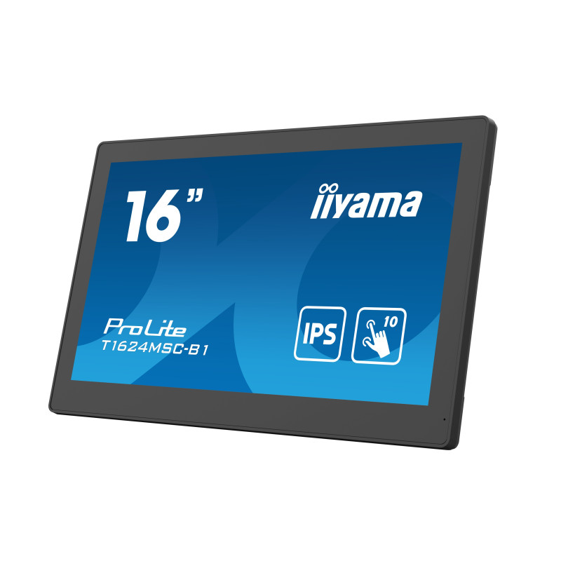 16'' iiyama T1624MSC-B1: FHD, HDMI, Media Player