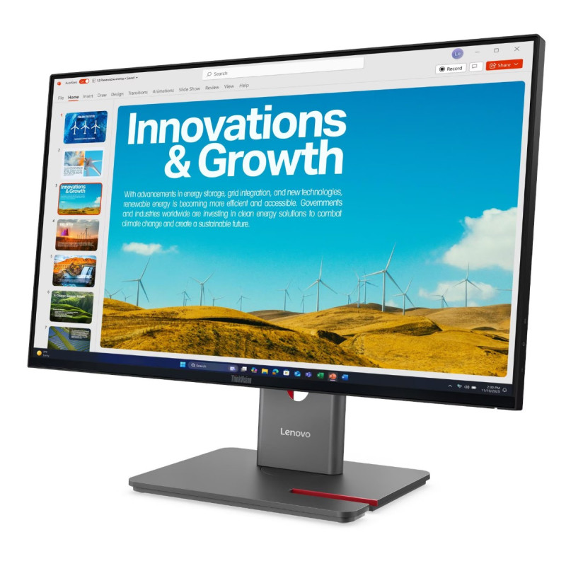 Lenovo ThinkVision/P24QD-40/23,8''/IPS/QHD/120Hz/4ms/Čierna/3R
