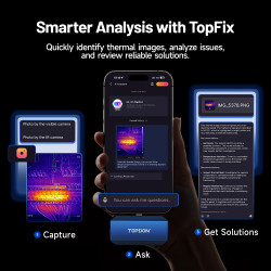 VIKING - TOPDON termálna infrakamera TC001 Max/AI asistent/512x384/iOS/Android/Windows/1,5MP/USB-C