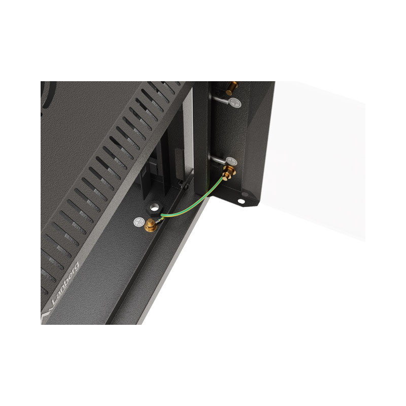 LANBERG RACKOVÁ SKRIŇA 10'' NÁSTENNÁ 4U/300X300 (FLAT PACK) S PRESKLENÝMI DVERMI ČIERNA