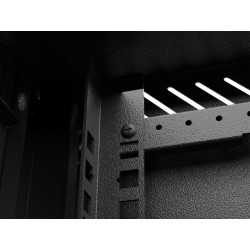 LANBERG RACKOVÁ SKRIŇA 10'' NÁSTENNÁ 4U/300X300 (FLAT PACK) S PRESKLENÝMI DVERMI ČIERNA