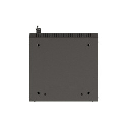 LANBERG RACKOVÁ SKRIŇA 10'' NÁSTENNÁ 4U/300X300 (FLAT PACK) S PRESKLENÝMI DVERMI ČIERNA