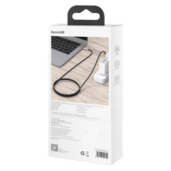 NONAME - Baseus Dátový kábel Cafule USB-C/USB-C 1m 100W (20V 5A) čierny