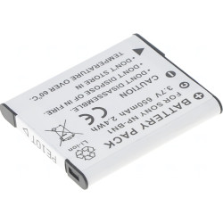 Batéria T6 Power Sony NP-BN1, 600mAh, 2,2Wh, sivá