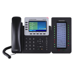 Grandstream GXP2140, 4,3'' TFT bar. displej, 4 SIP účty, 4 prog. hr, BT, dual Gbit port, PoE