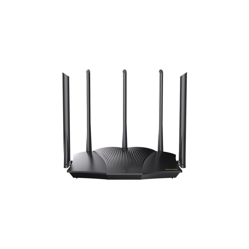 Tenda TX12 Pro AX3000 WiFi 6 Router, 1x GWAN, 3x GLAN, IPv6, 5x 6dBi, WPA3, Mesh, SK app