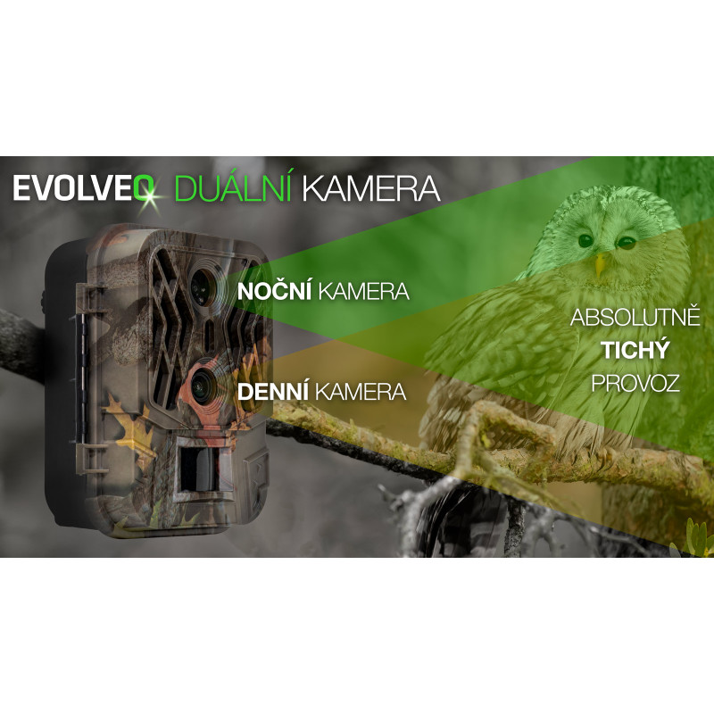 EVOLVEO StrongVision DUAL A, fotopasca & časosberná kamera, dual kamera