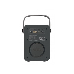 CARNEO F90 FM rádio, BT reproduktor, black/wood