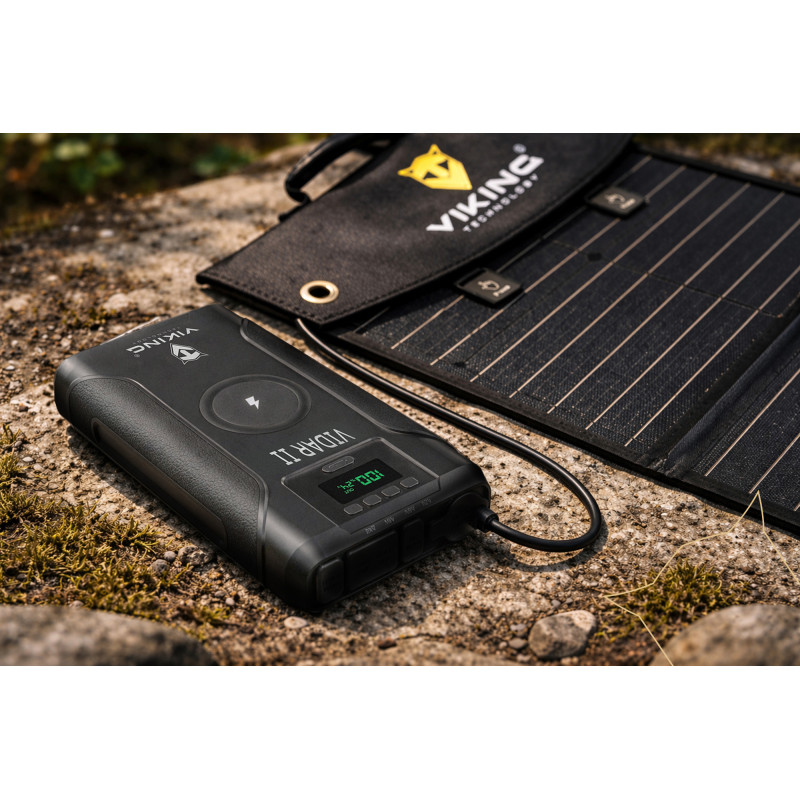 Set powerbanka Viking VIDAR II a solárny panel Viking L60 PD