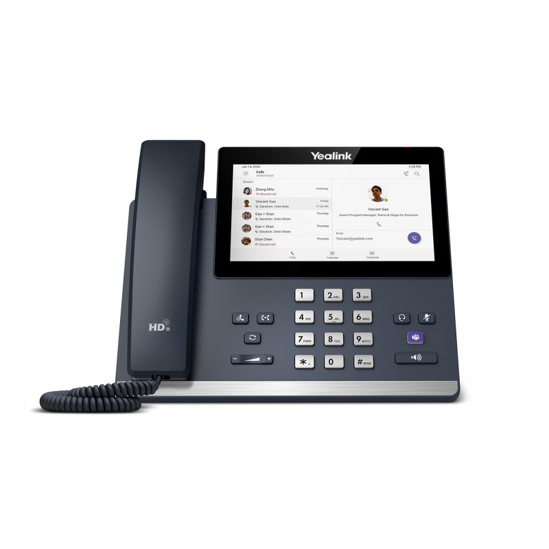 Yealink MP56 E2 IP tel., PoE, 7'' bar. dotyk. LCD, Teams
