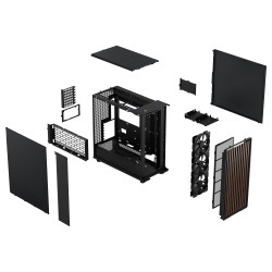 FRACTAL DESIGN - Fractal North XL/Midi Tower/Čierna