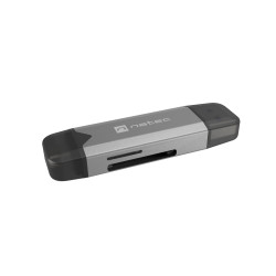 Čítačka kariet Natec SCARAB 3 USB-A + USB-C 3.1 GEN 1/microSD/microSDHC/microSDXC/SD/SDHC/SDXC/T-Flash