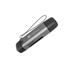 Čítačka kariet Natec SCARAB 3 USB-A + USB-C 3.1 GEN 1/microSD/microSDHC/microSDXC/SD/SDHC/SDXC/T-Flash