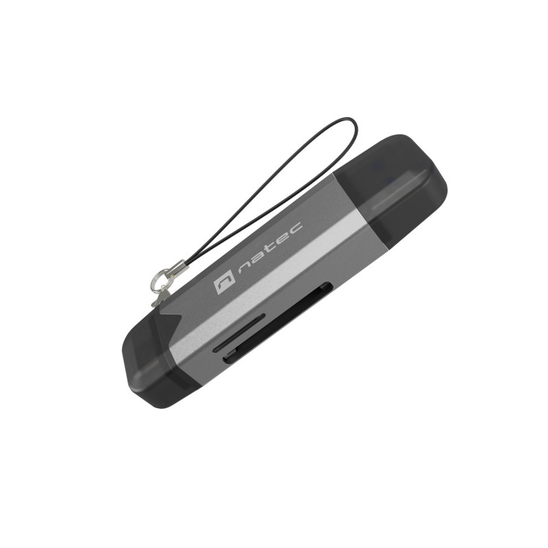 Čítačka kariet Natec SCARAB 3 USB-A + USB-C 3.1 GEN 1/microSD/microSDHC/microSDXC/SD/SDHC/SDXC/T-Flash