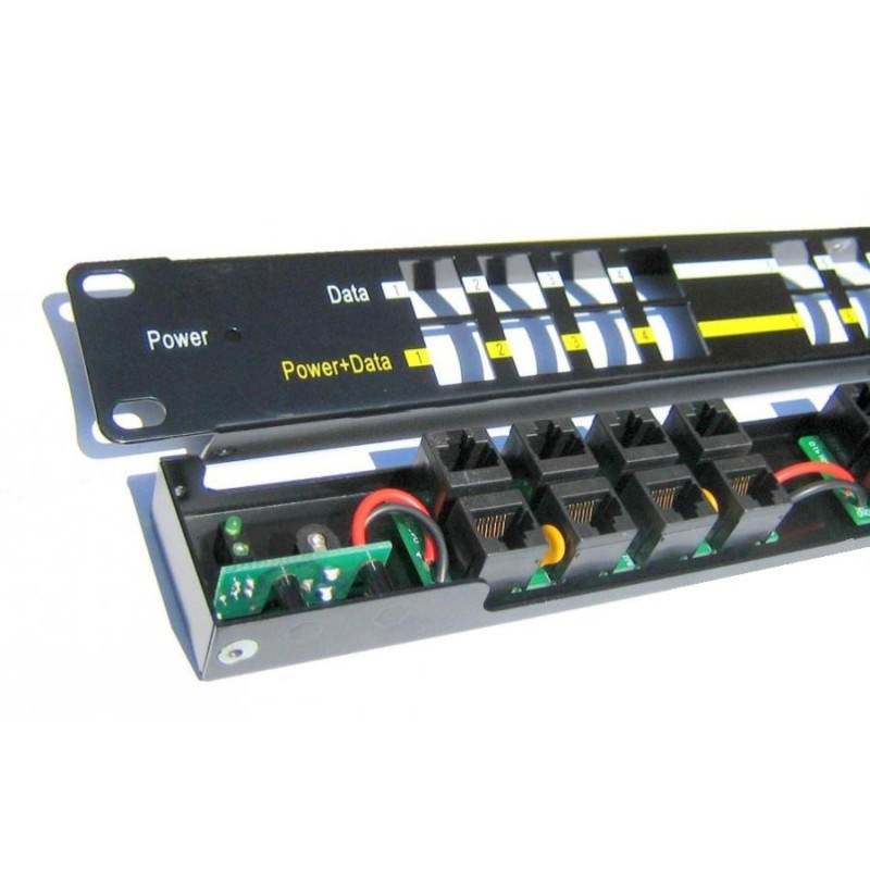 OEM - POE-PAN12, 12-portový pasívny POE panel