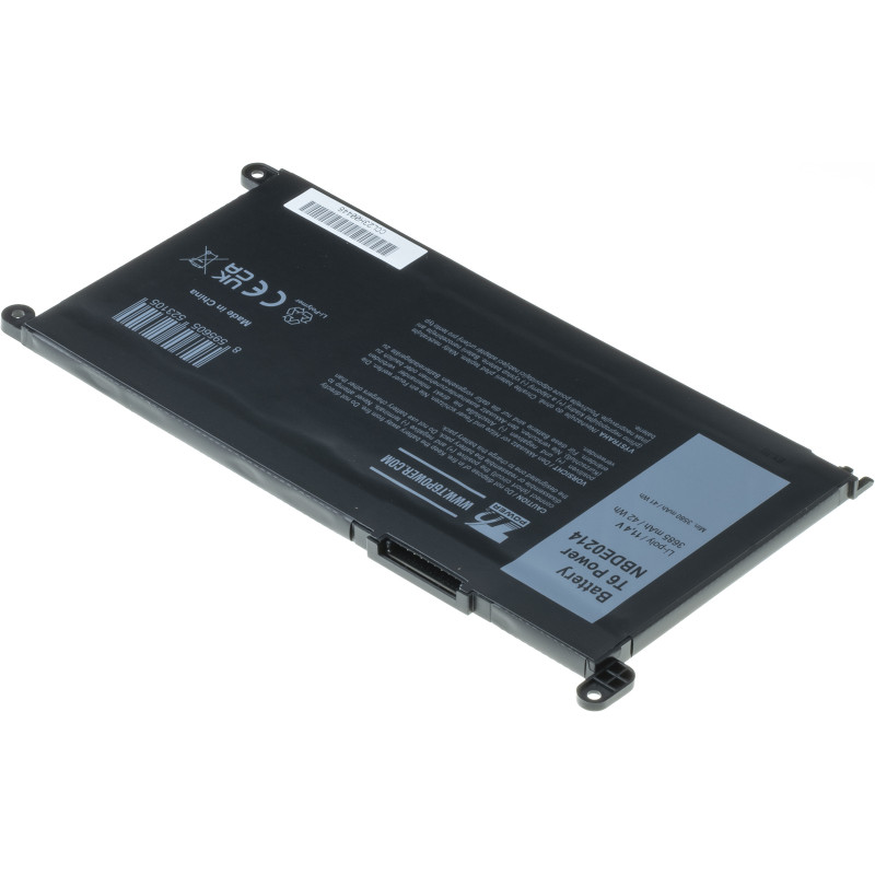 Batérie T6 Power Dell Insprion 3581, 3582, 3584, 5584, Vostro 5581, 3685mAh, 42Wh, 3cell, Li-poly