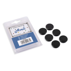 Set magnetov AVELI, čierna farba