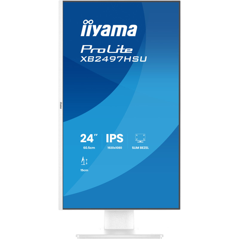 iiyama ProLite/XB2497HSU-W1/23,8''/IPS/FHD/120Hz/4ms/Biela/5R