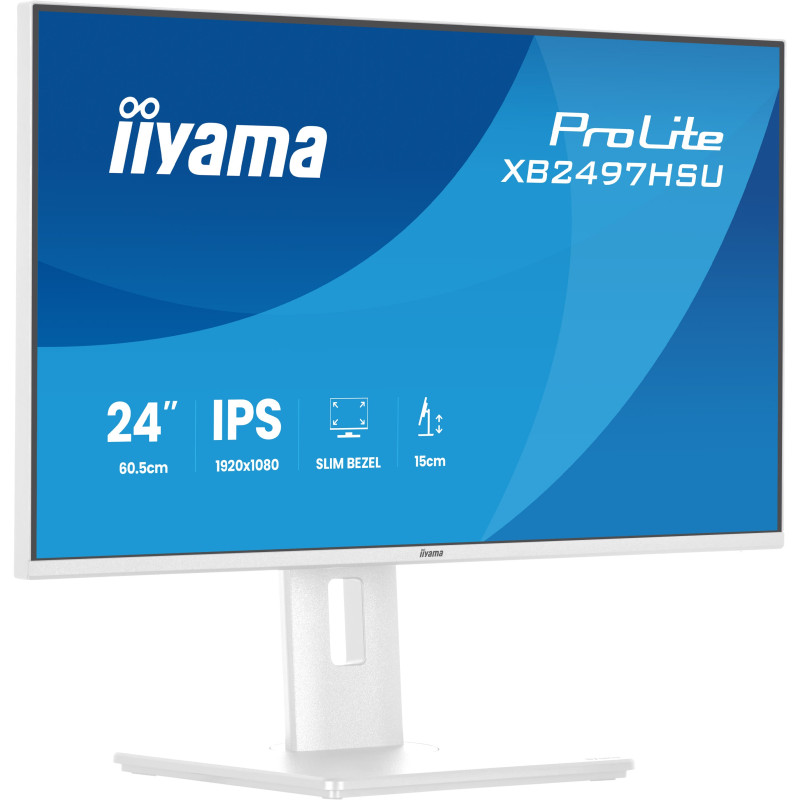 iiyama ProLite/XB2497HSU-W1/23,8''/IPS/FHD/120Hz/4ms/Biela/5R