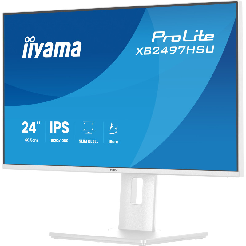 iiyama ProLite/XB2497HSU-W1/23,8''/IPS/FHD/120Hz/4ms/Biela/5R