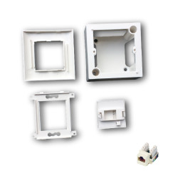 DATACOM - Modul.dat.zásuvka UTP CAT5E 1xRJ45 na aj pod omítku