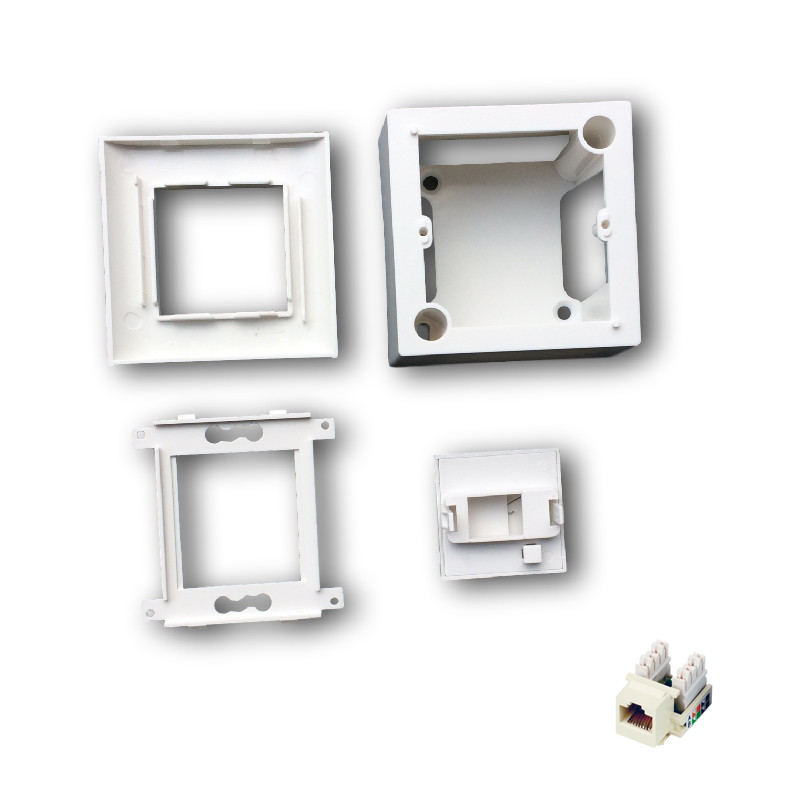 DATACOM - Modul.dat.zásuvka UTP CAT5E 1xRJ45 na aj pod omítku