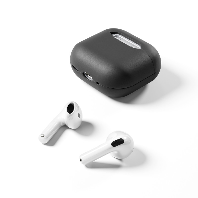 Epico kožené Puzdro pre AirPods 4/4 s ANC - čierna