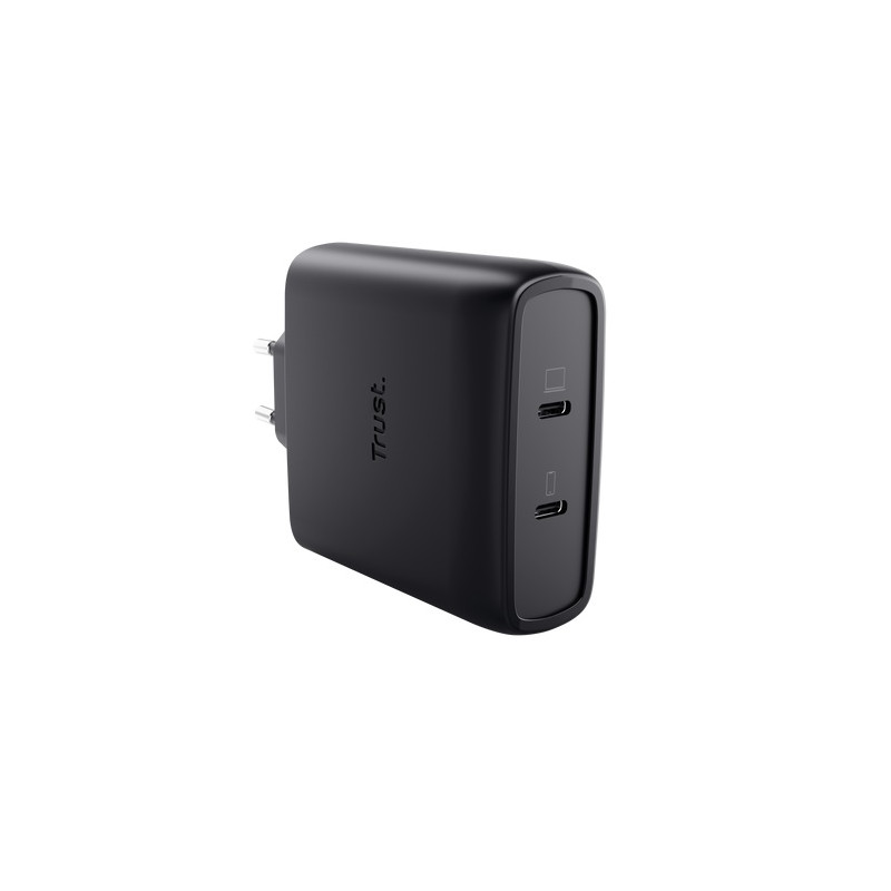 TRUST MAXO 100W 2P USB-C GAN CHARGER BLK