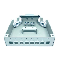 OEM - Optický box 8C na DIN lištu 8xSC Simplex