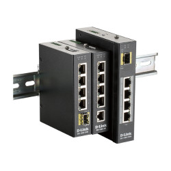 D-Link DIS-100G-5PSW Industrial Gigabit Unmanaged PoE Switch with SFP slot