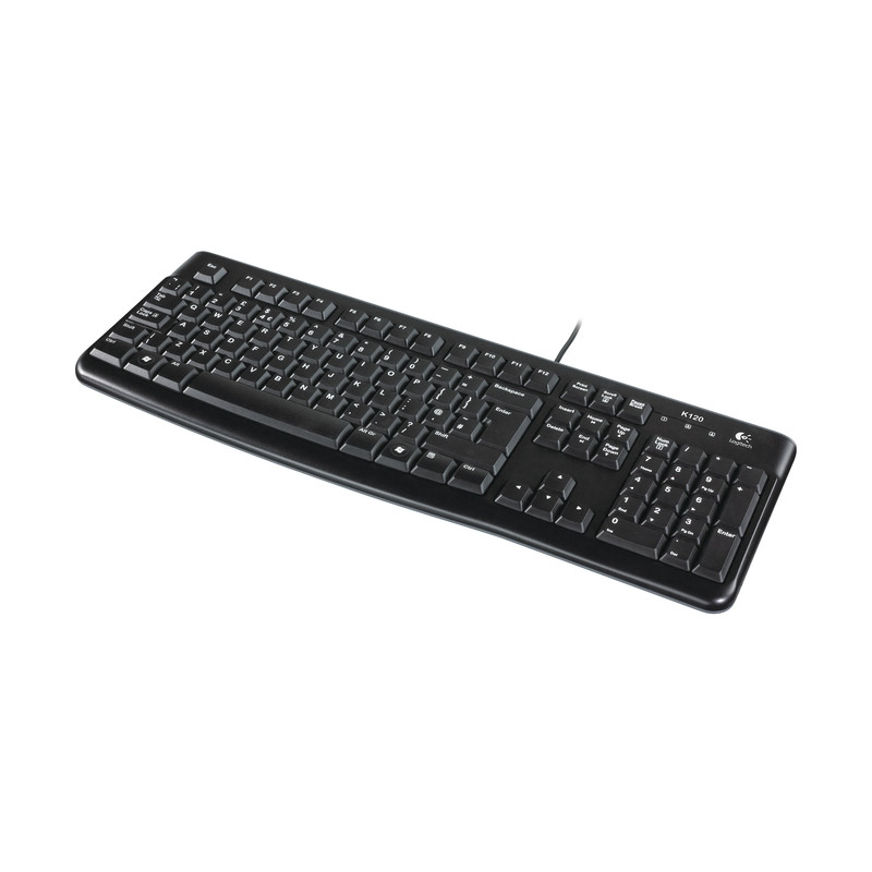 Logitech K120/Drôtová USB/ CZ- SK layout/Čierna