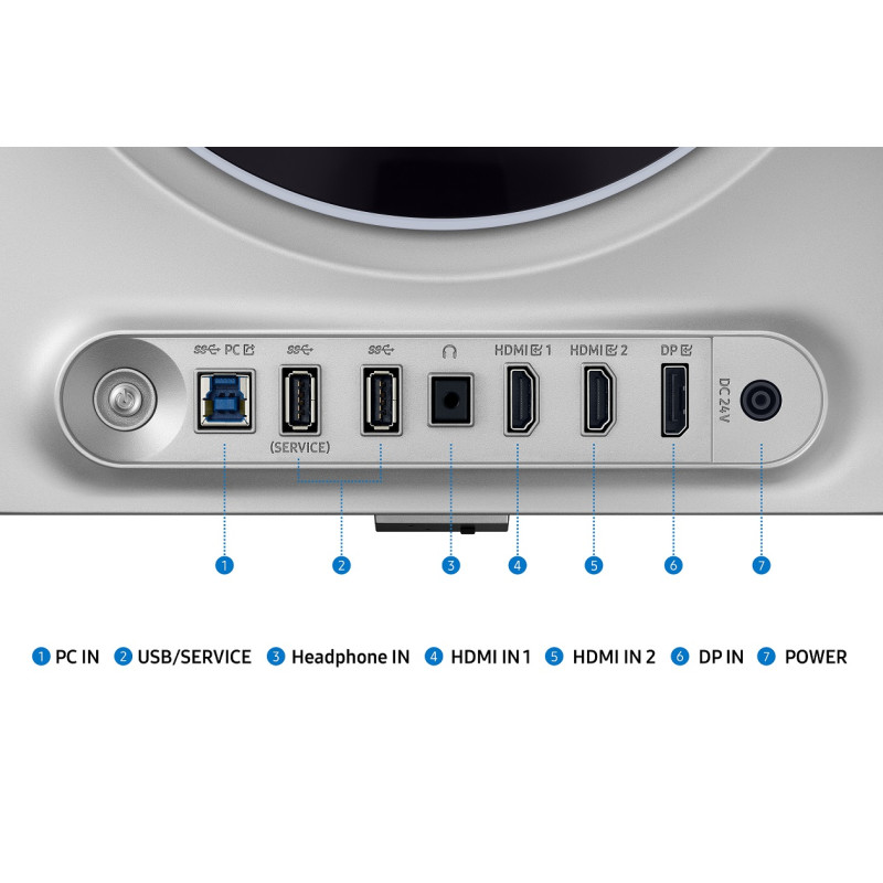 Samsung Odyssey OLED G6/G60SD/27''/OLED/QHD/360Hz/0,03ms/Silver/2R