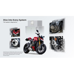 VIKING - TOPDON diagnostické zariadenie TopScan Moto/ Bluetooth/ iOS/ Android/ Detekcia softvéru a hardvéru chyb