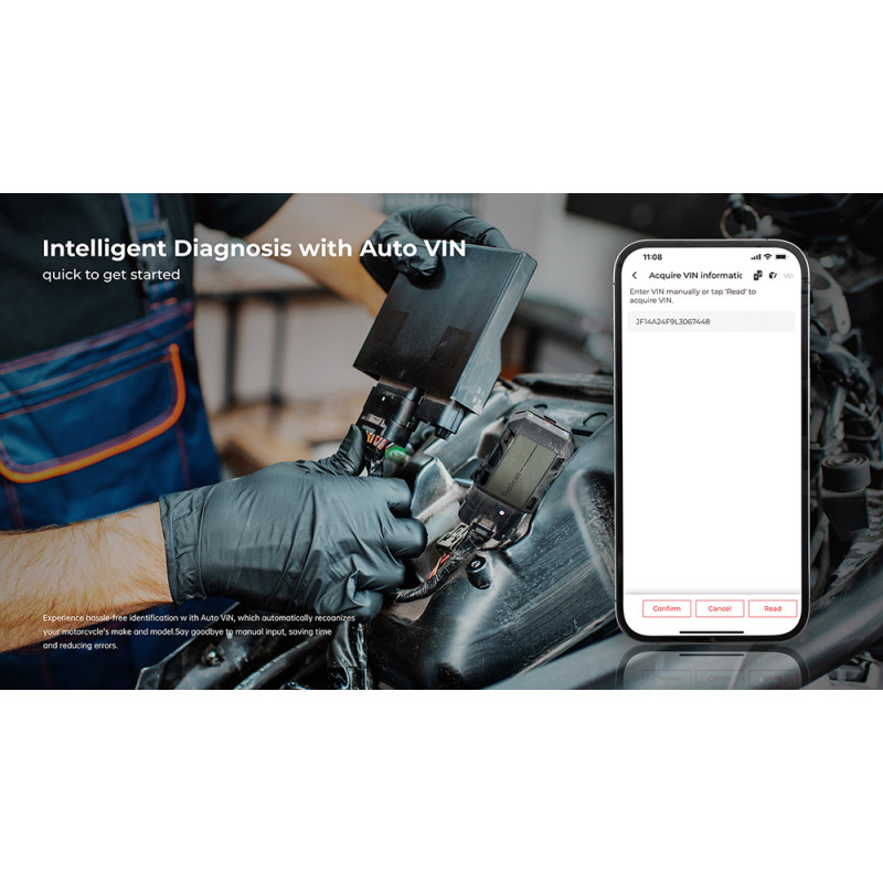 VIKING - TOPDON diagnostické zariadenie TopScan Moto/ Bluetooth/ iOS/ Android/ Detekcia softvéru a hardvéru chyb