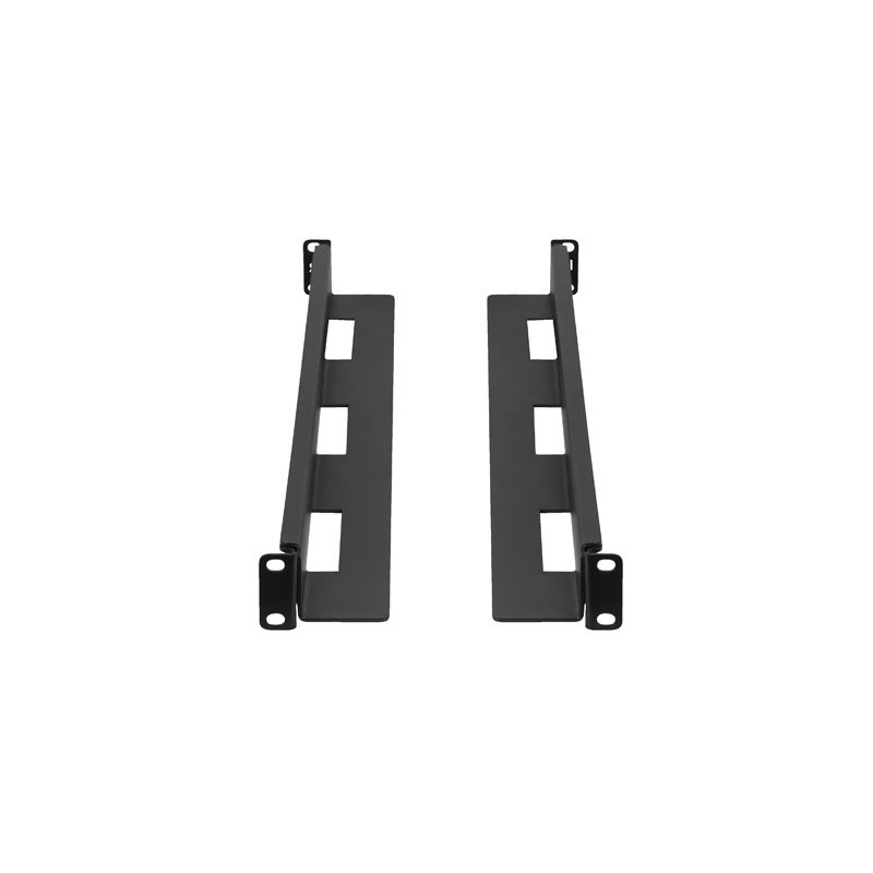 LANBERG SADA KOĽAJNÍC PRO MONTÁŽ DO RACKU 19'' POSUVNÁ 650-1090 MM ČIERNA