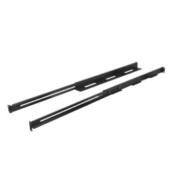 LANBERG SADA KOĽAJNÍC PRO MONTÁŽ DO RACKU 19'' POSUVNÁ 650-1090 MM ČIERNA