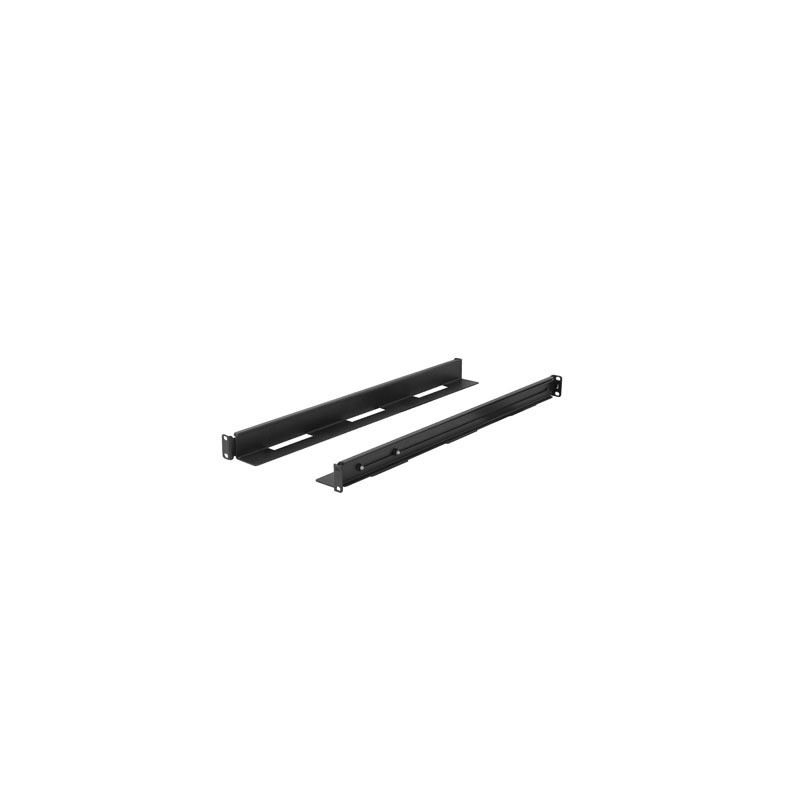 LANBERG SADA KOĽAJNÍC PRO MONTÁŽ DO RACKU 19'' POSUVNÁ 650-1090 MM ČIERNA
