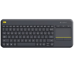 Logitech K400 plus/Bezdrôtová USB/ CZ- SK layout/Čierna