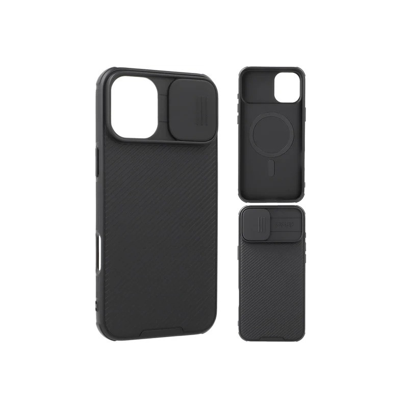 Nillkin CamShield PRE Magnetic Zadný Kryt pre Apple iPhone 16 Plus Black
