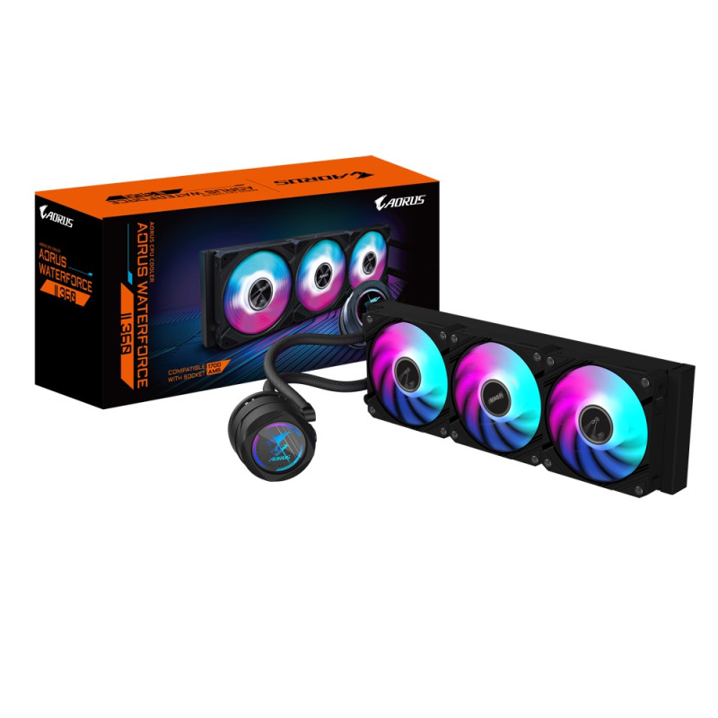 GIGABYTE CPU vodný AORUS WATERFORCE II 360
