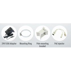 Mikrotik RBSXTG-5HPacD-SA, 13dBi, L4, High Power, AC