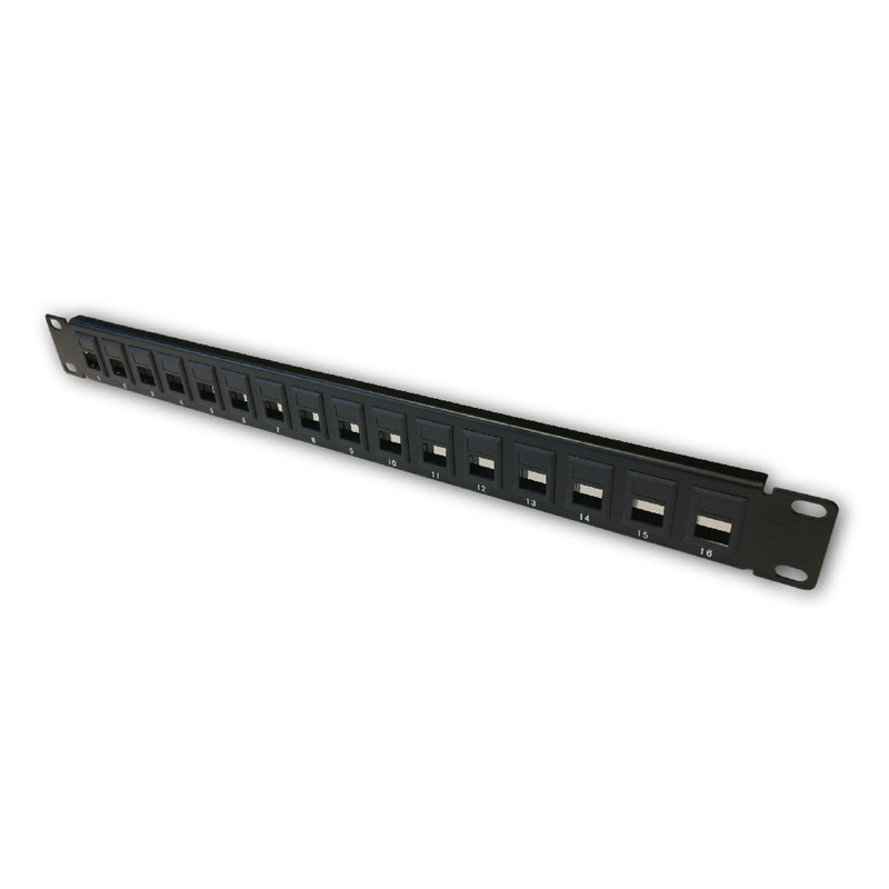 DATACOM 19'' Neosadený Patch panel 16 port