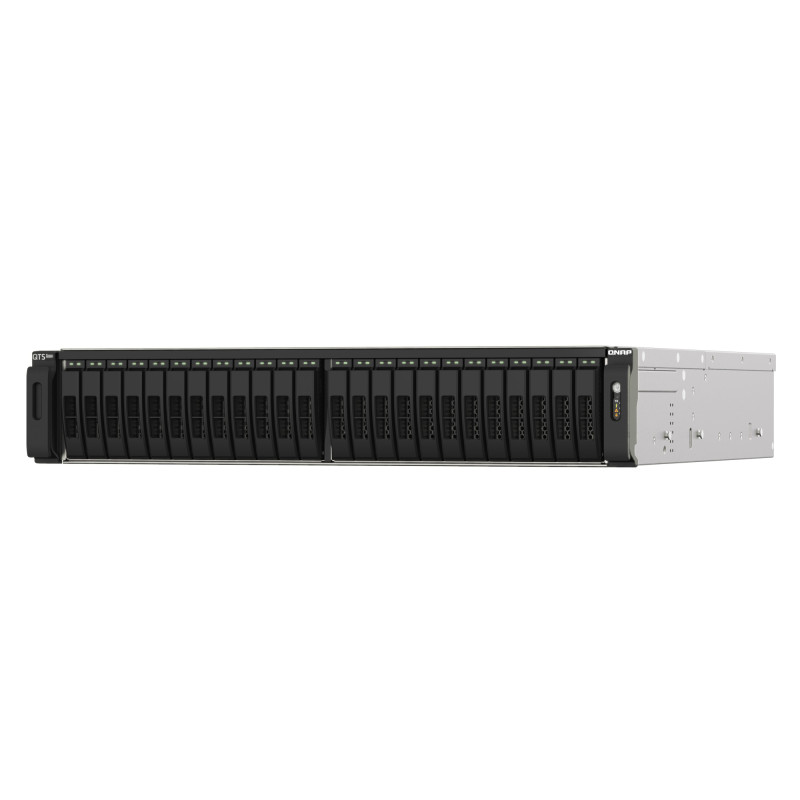 QNAP TS-h2490FU-7232P-32G (AMD EPYC, ZFS, 32GB ECC RAM, 24x 2,5'' U.2, 2x 2,5GbE, 4x 25Gb SFP28)