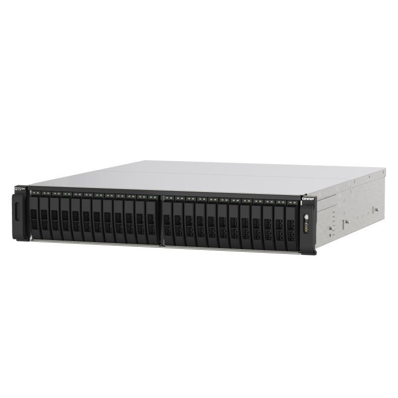 QNAP TS-h2490FU-7232P-32G (AMD EPYC, ZFS, 32GB ECC RAM, 24x 2,5'' U.2, 2x 2,5GbE, 4x 25Gb SFP28)