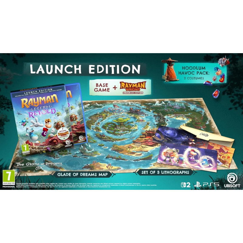 UBI SOFT - PS5 - Rayman Legends Retold Launch Edition