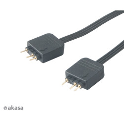 AKASA - RGB LED kábel-splitter adresovateľný 12 cm