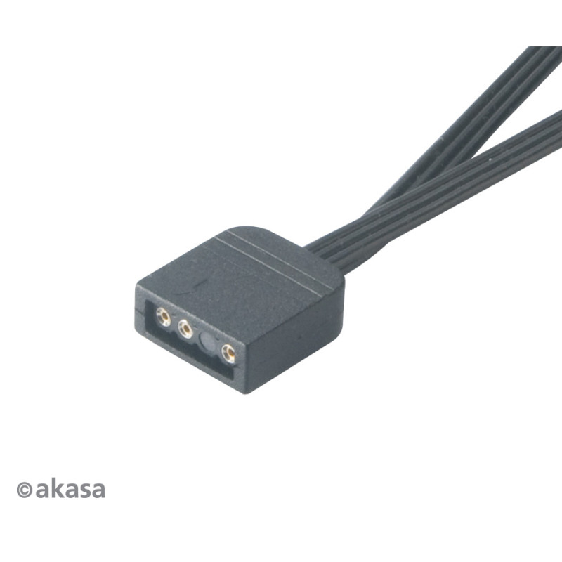 AKASA - RGB LED kábel-splitter adresovateľný 12 cm