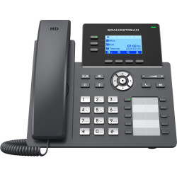 Grandstream GRP2604P SIP telefón, 2,48'' LCD podsv. displej, 6 SIP účty, 10BLF hr., 2x1Gbit porty, PoE