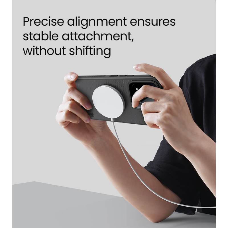 Nillkin Super Frosted PRE Magnetic Zadný Kryt pre Xiaomi 17T Pre Transparent Black